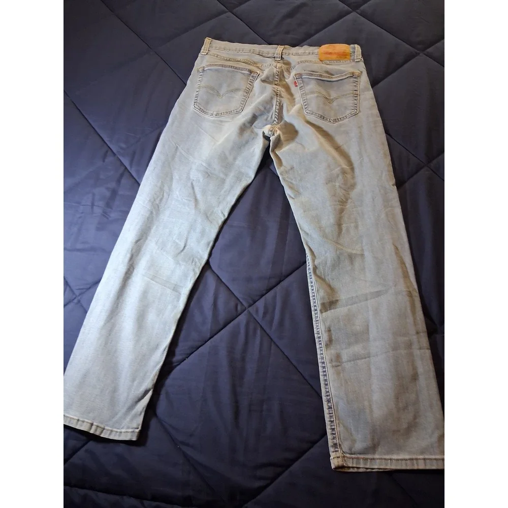 Levi's 541 Athletic Taper Mens Light Wash Denim Jeans Blue W34 L30